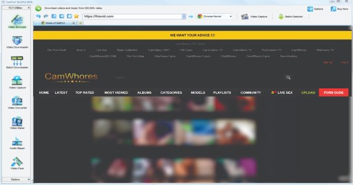 How does Camwhores Downloader Work